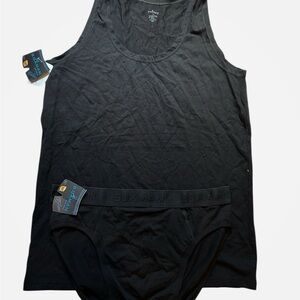 Black Men's Underwear Set